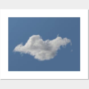 Lonely Cloud Blue Sky Posters and Art